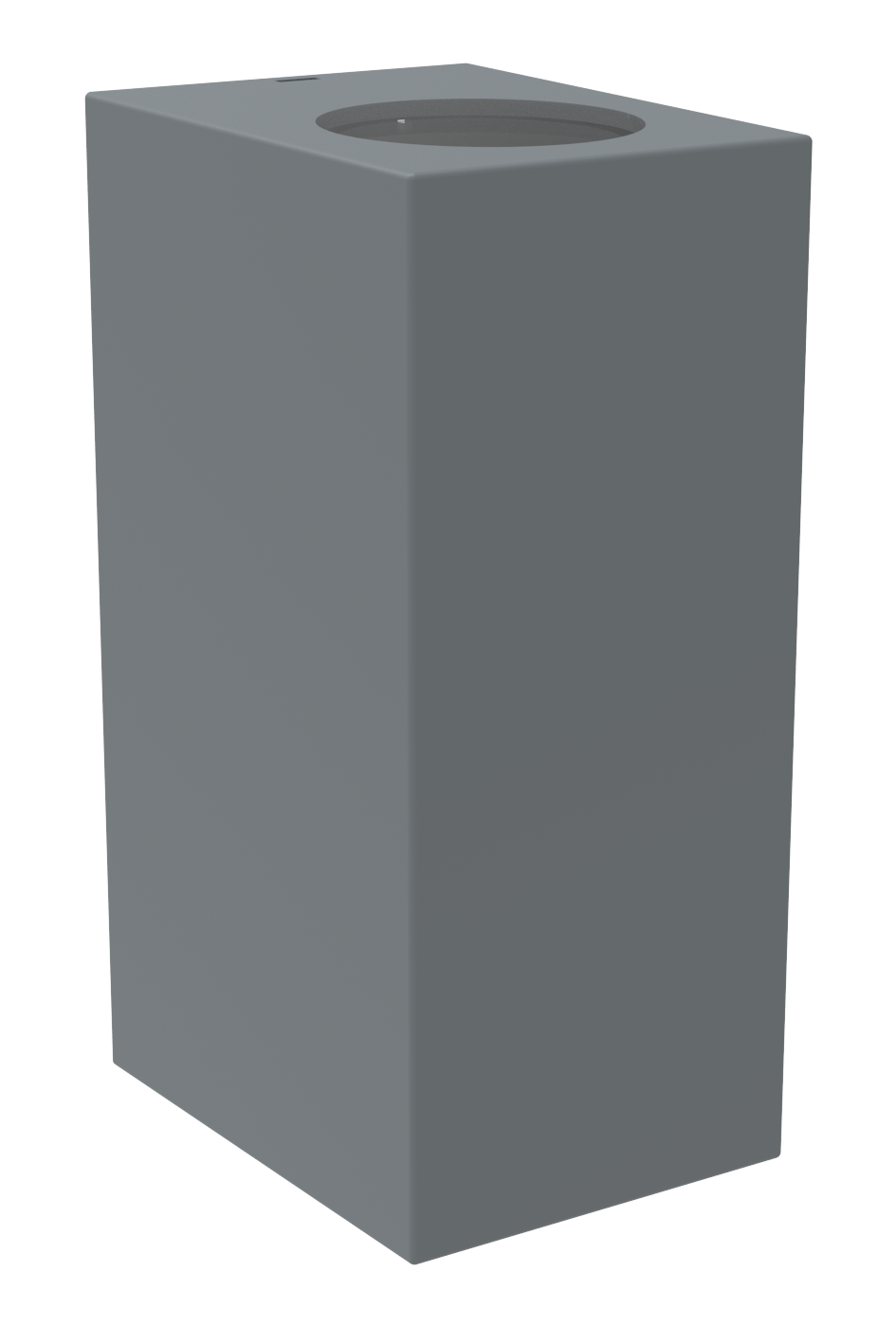 Kosnic Komi Square Twin GU10 Non Corrosive Up/Down Wall Light Grey