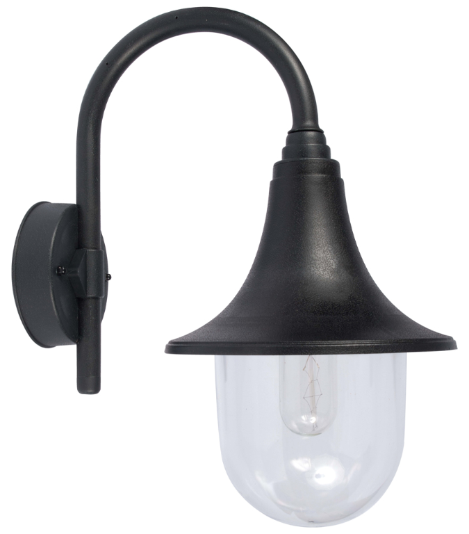 KSR 23W E27 Lantern Black IP44