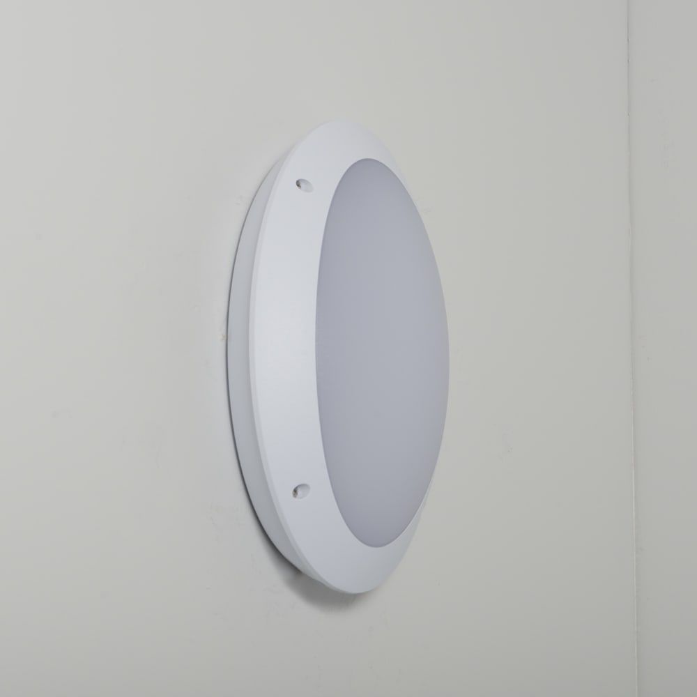 KSR Latina II 12w 4000K LED Oval Plain Bulkhead White