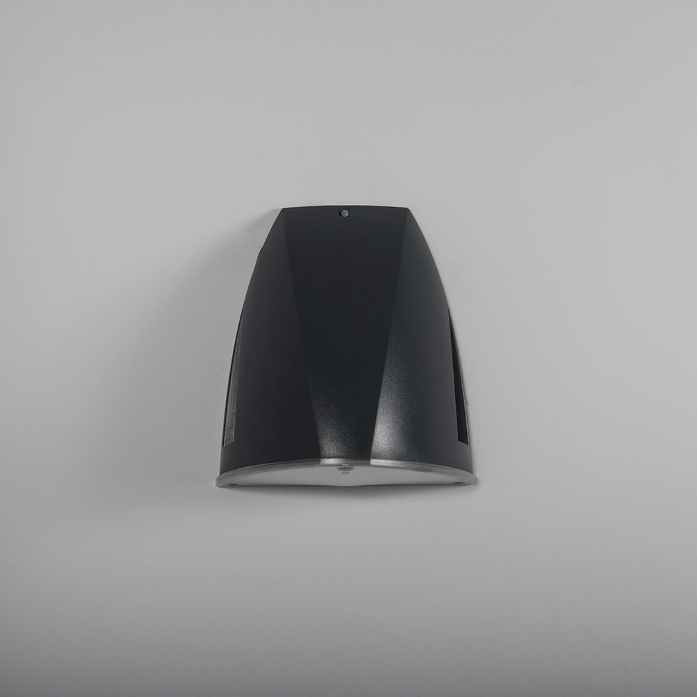 KSR Vicenza 25W 3CCT LED Grey Emergency Wall Pack with Photocell 3000/4000/6000K