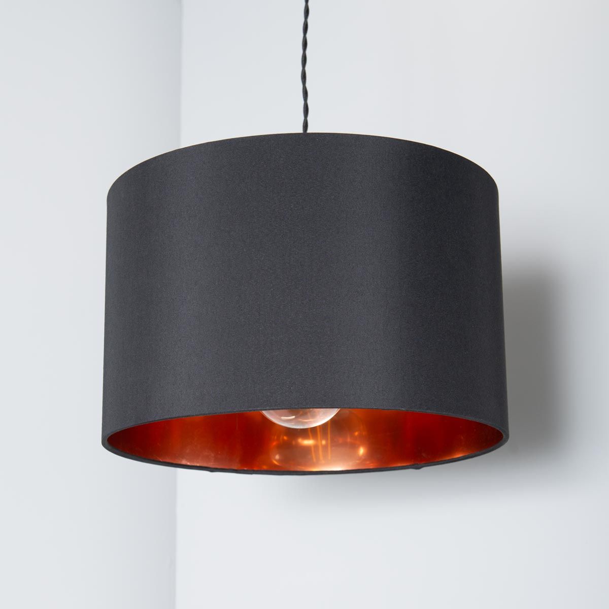 KSR Olivera Small Lamp Shade Black / Copper Only