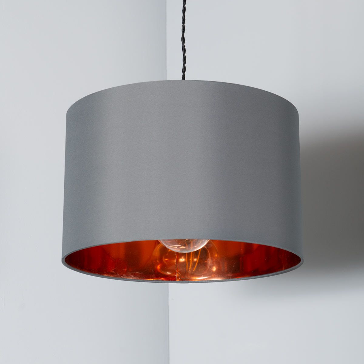 KSR Olivera Small Lamp Shade Grey / Copper Only