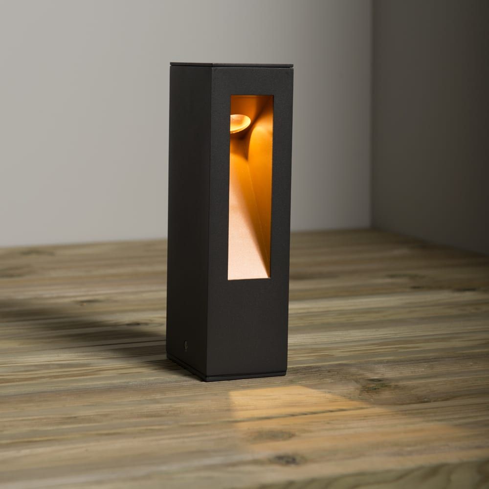 KSR Viella 8.5W 250mm LED Bollard Anthracite 3000k