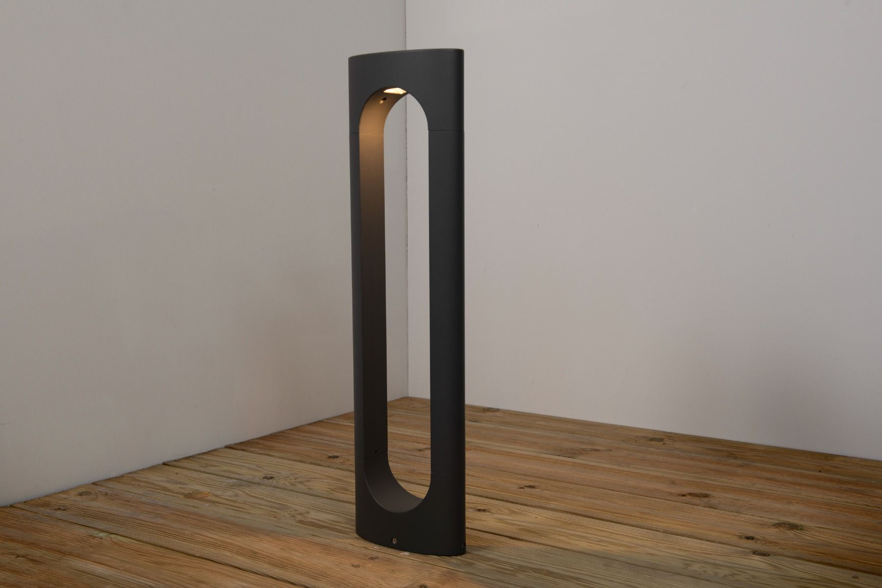 KSR Lugo 12W 650mm 894lm LED Bollard Anthracite 3000k