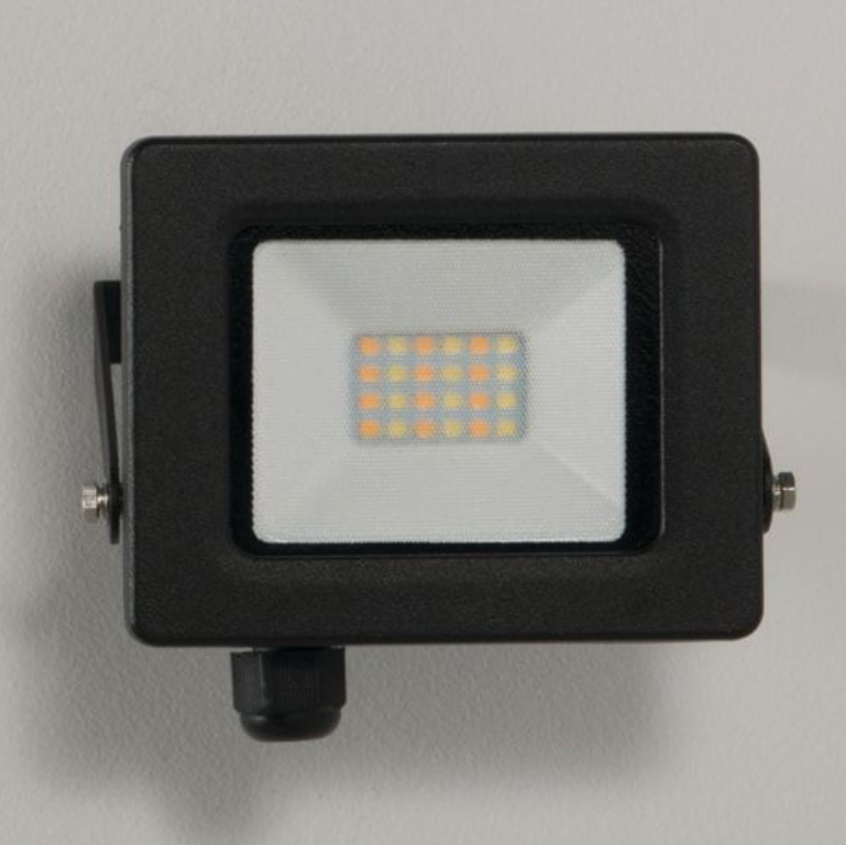 KSR Siena 10W CCT Selectable IP65 LED Floodlight Black | 1