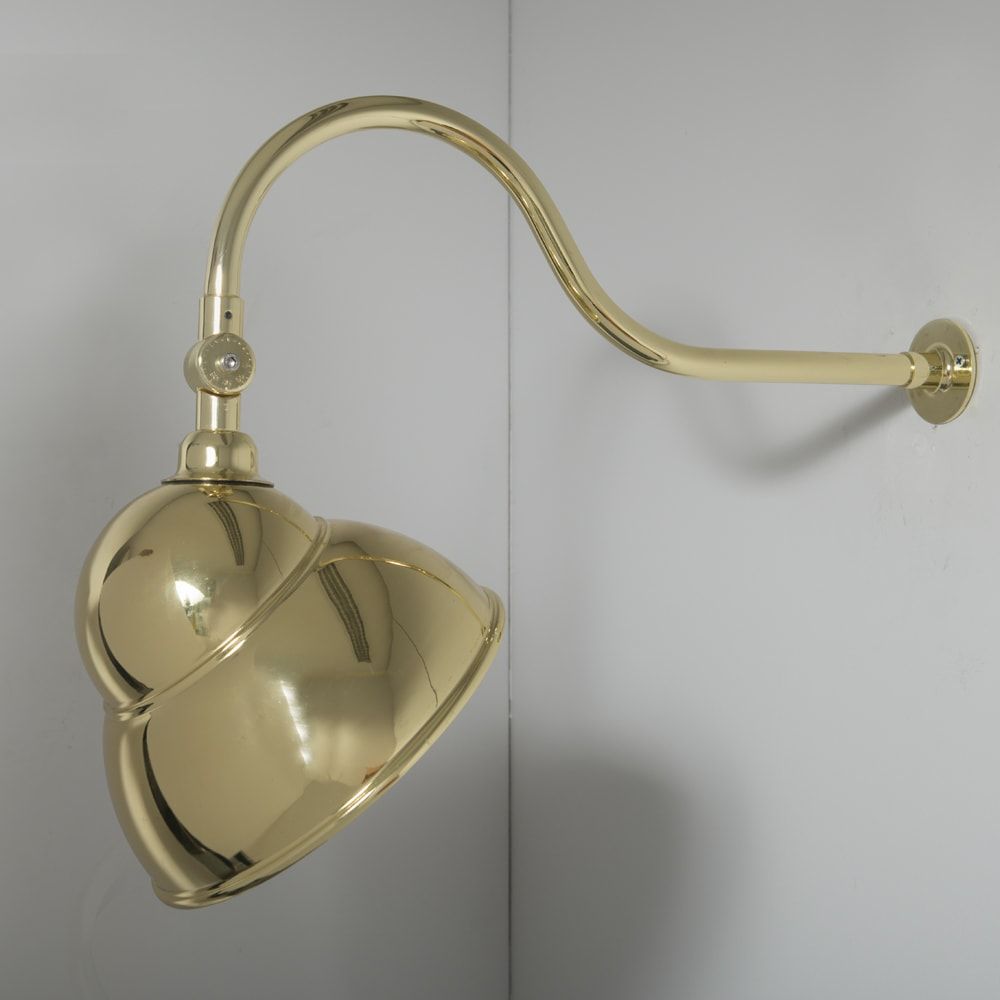 KSR Novelda 20W IP44 3CCT Brass LED Sign Light 3000/4000/6000K