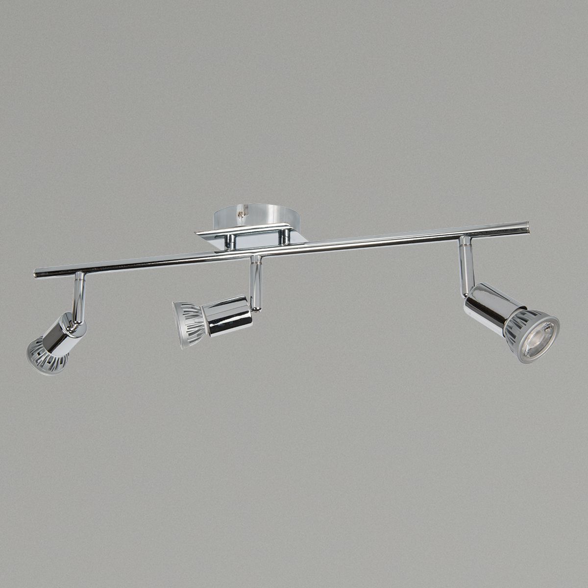 KSR Nautilus 3 x GU10 Bar Spot Light Chrome