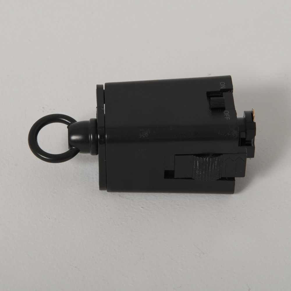 KSR Escala Pro Mains Adaptor to Suspend Pendants from Track Black