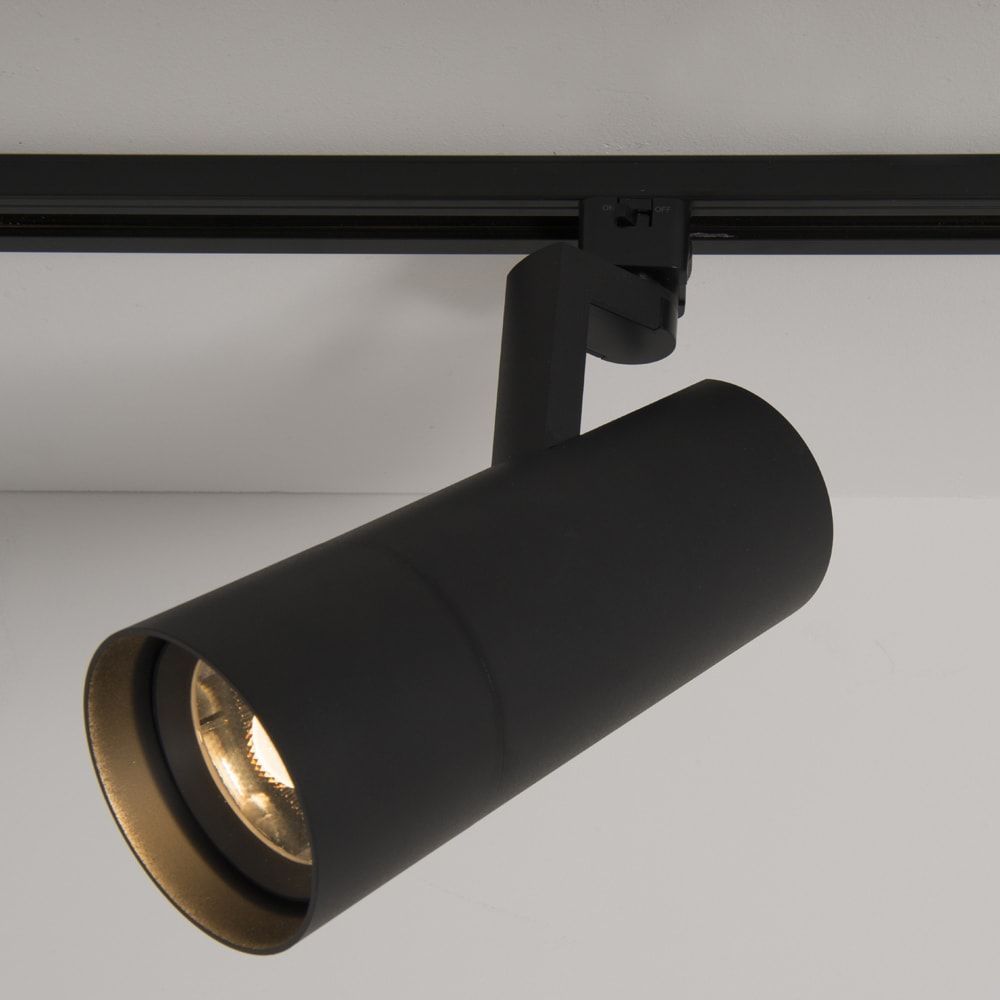 KSR Escala Pro 30w 3000K LED Dimmable Track fitting Black
