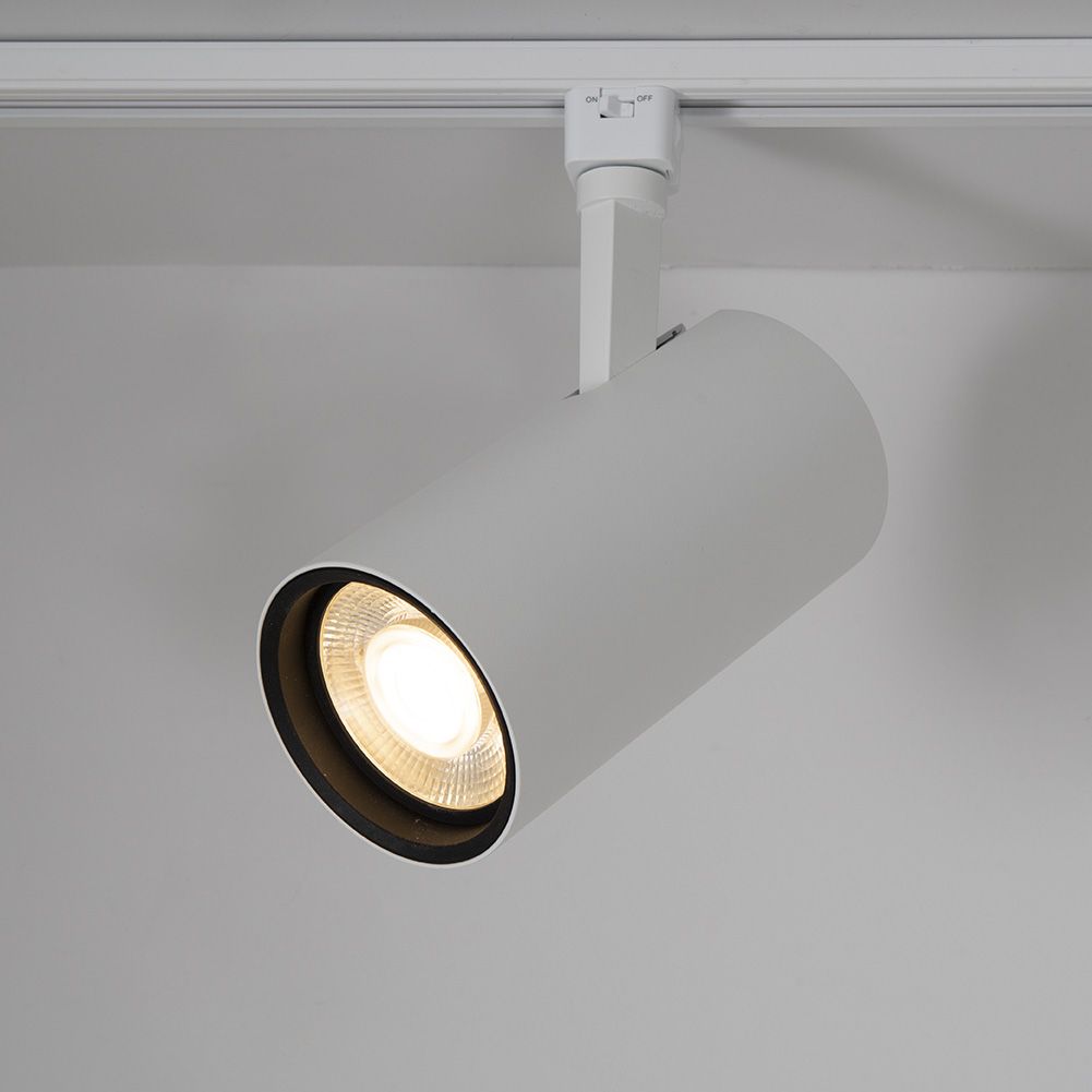 KSR Escala Pro Multi Wattage 3000K LED Track fitting White