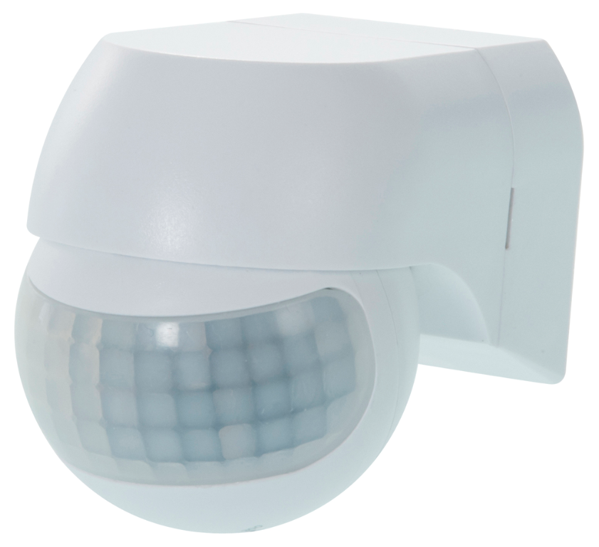 KSR 180 Degree 6 Metre Surface Mount PIR Sensor White IP44