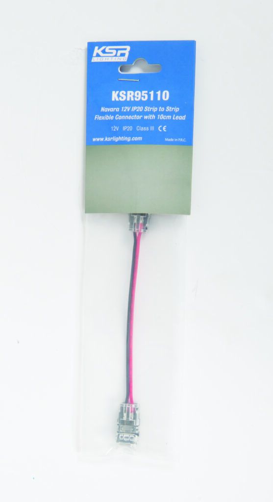 KSR Navara 12v IP20 Strip to Strip Connector with 10cm Lead
