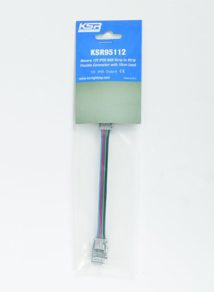 KSR Navara 12v IP20 RGB Strip to Strip Connector with 10cm Lead