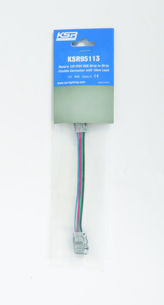 KSR Navara 12v IP65 RGB Strip to Strip Connector with 10cm Lead