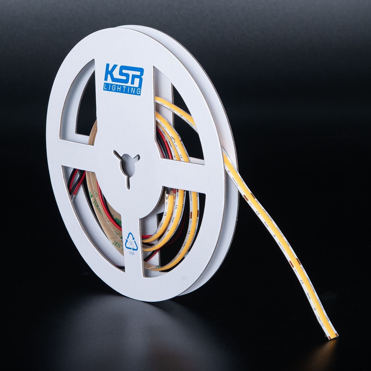 KSR Navara 8w 4000K IP20 COB LED 1M Strip with 1M Pre Wired Tail