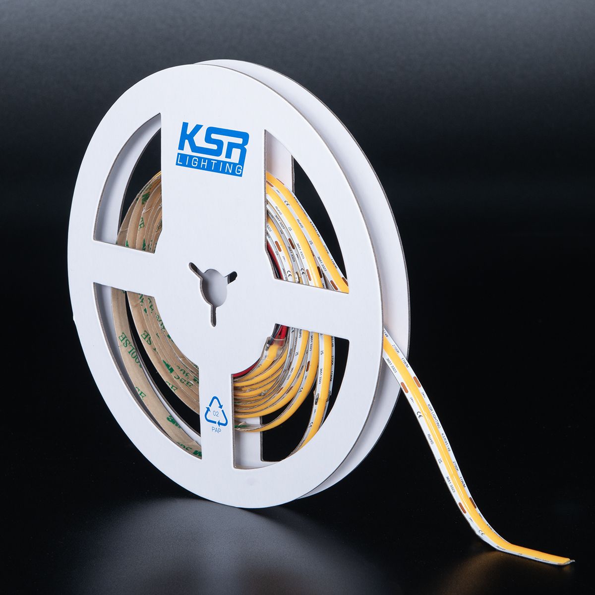 KSR Navara 11w 3000K IP20 COB LED 3M Strip with 1M Pre Wired Tail