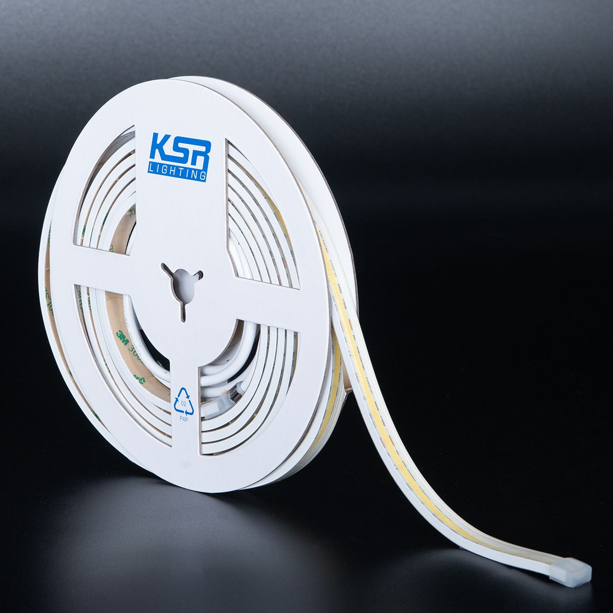 KSR Navara 11w 2700K IP67 COB LED 3M Strip with 1M Pre Wired Tail 10.5mm Width