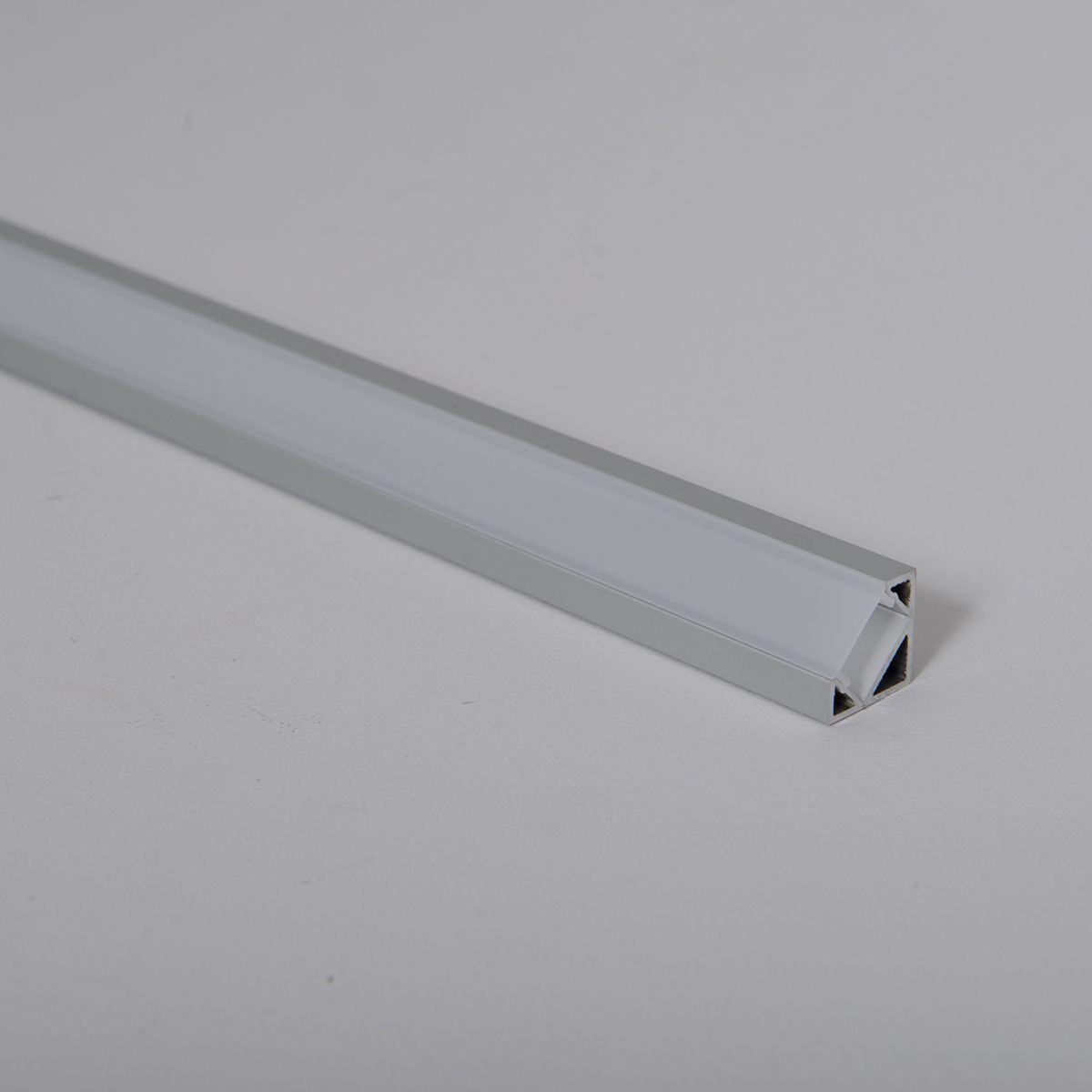 KSR Navara 1m Angled Profile Bar Aluminium with Opal Diffuser