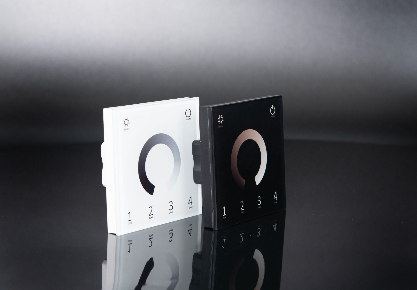 KSR Navara Single Colour 240v Dimming Wall Panel White