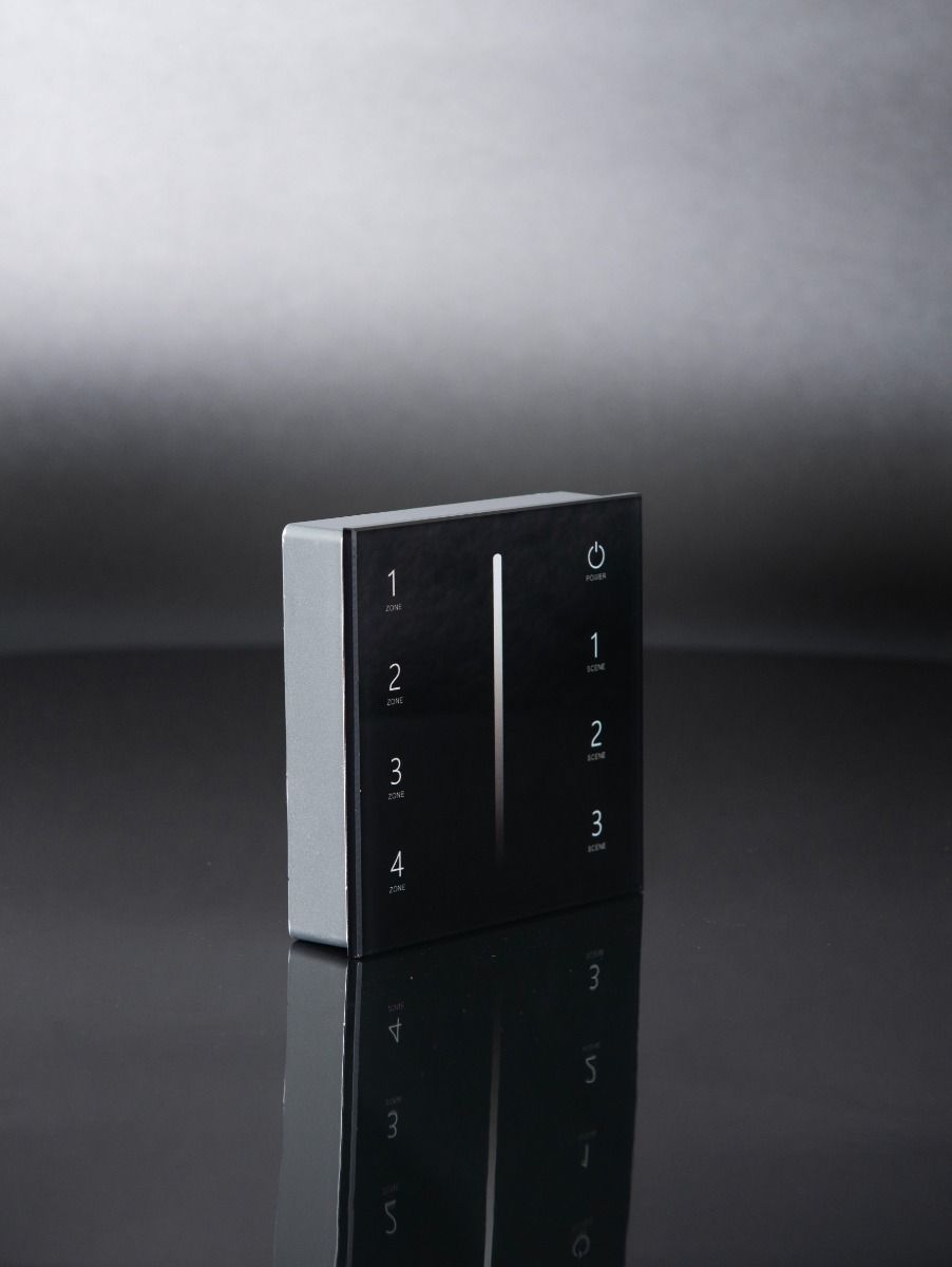 KSR Navara Single Colour Battery Operated Dimming Wall Controller Black