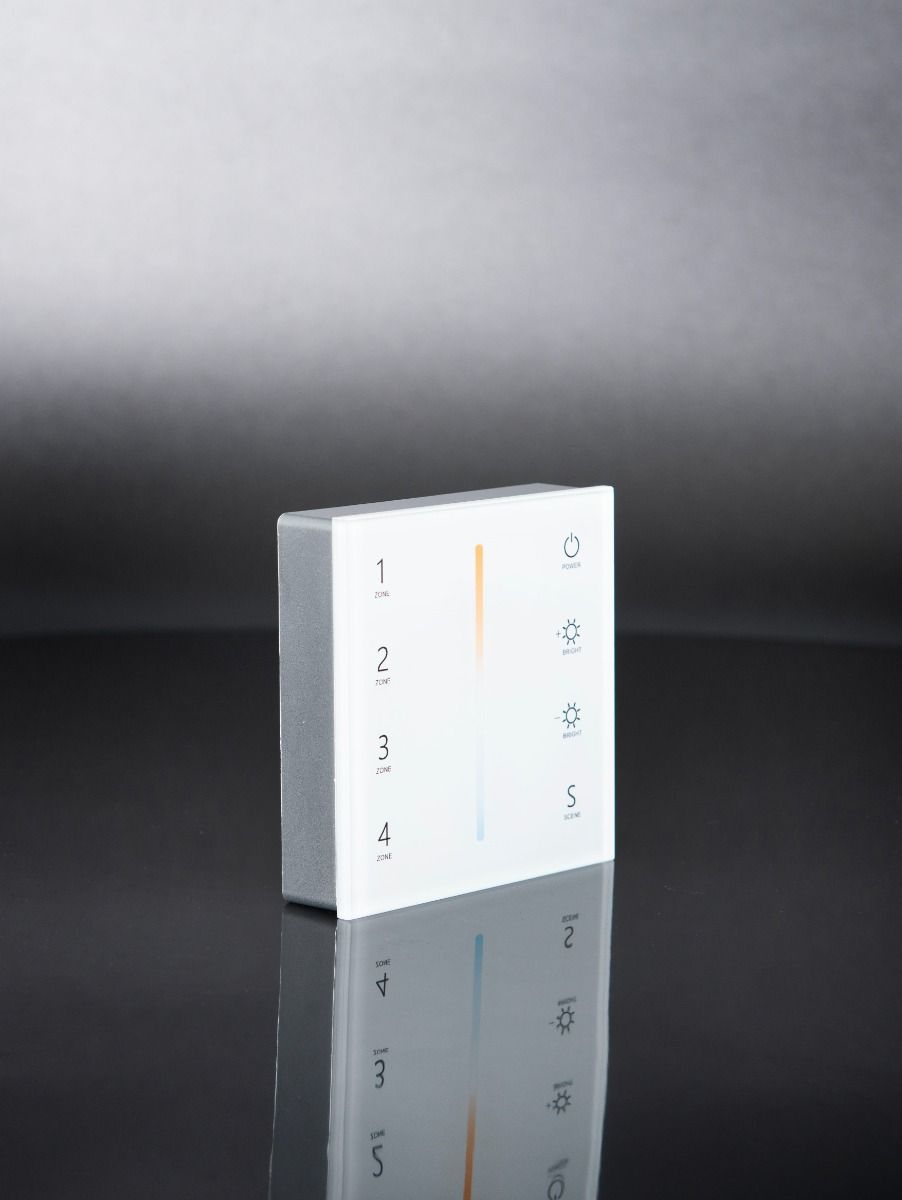 KSR Navara IP20 Battery Touch Control Dual CCT Colour Wall Dimming Panel White