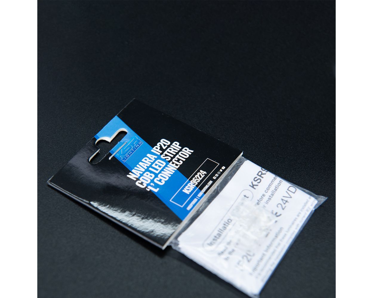 KSR Navara IP20 COB L Connector Single colour only