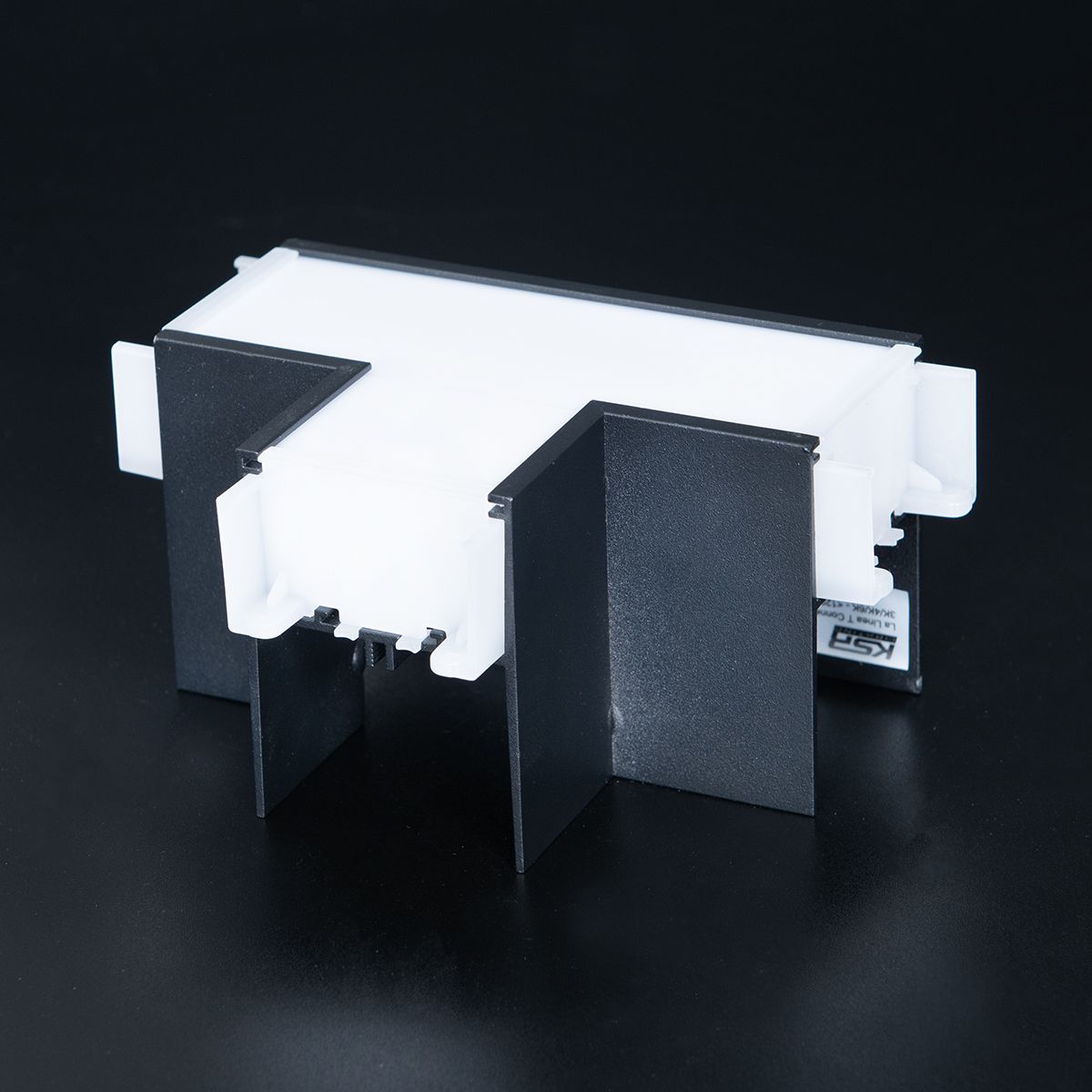 KSR Lalinea 3 Way "T" Connector Black