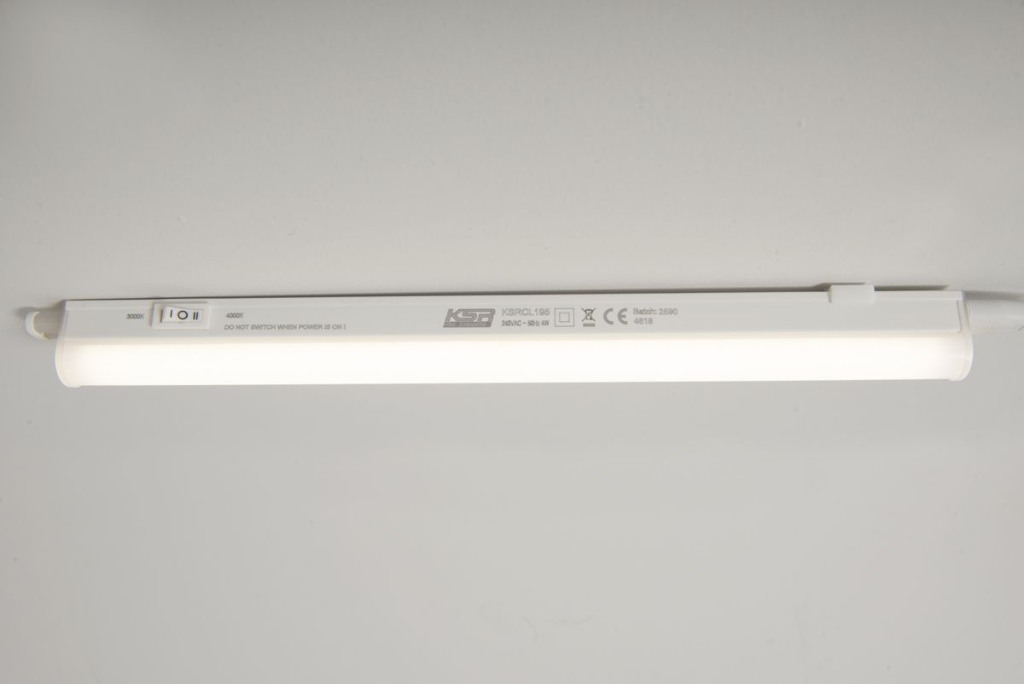 KSR 320/330lm 3W LED 250mm Under Cabinet Light 3000K/4000K