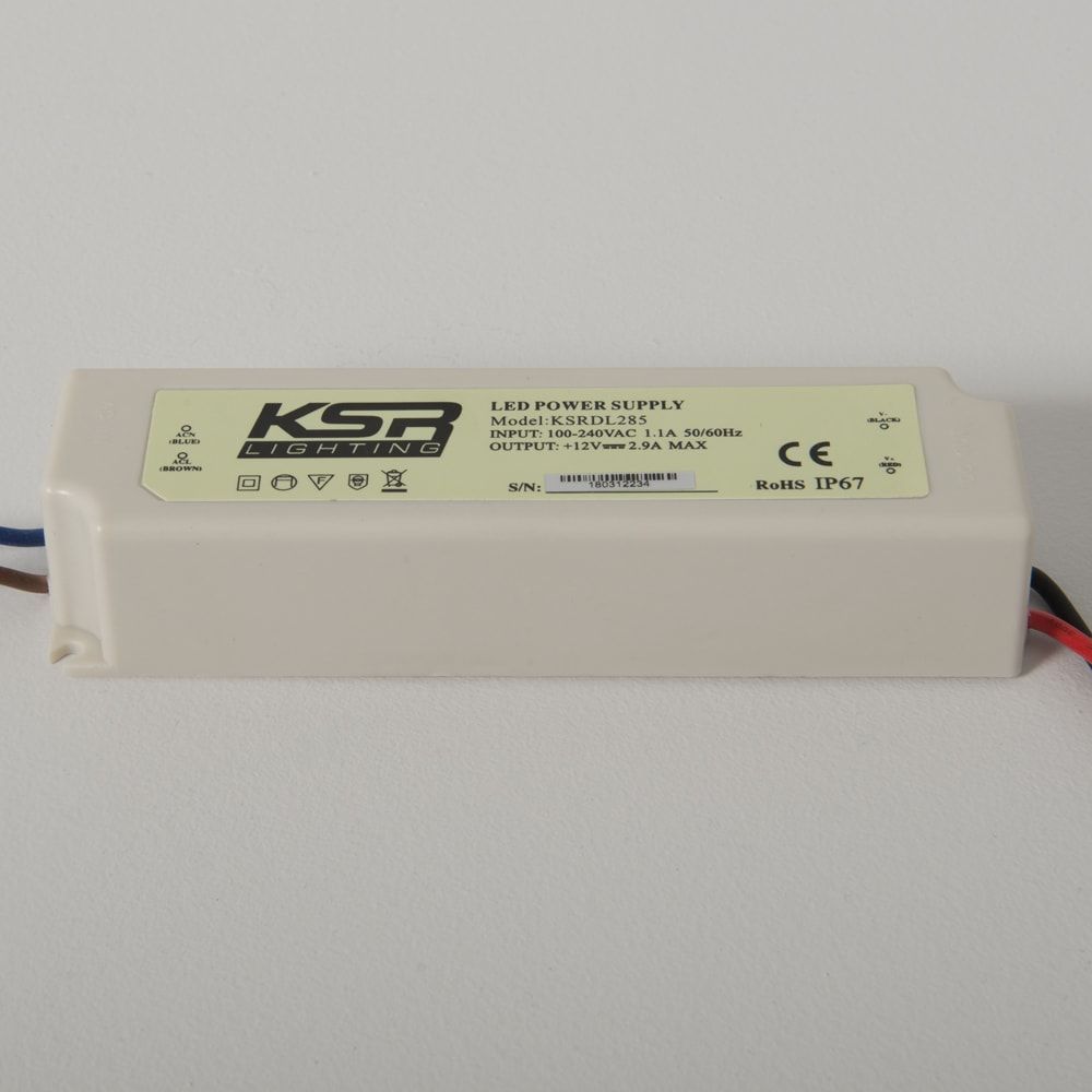KSR 35W 12V Constant Voltage Non Dimmable LED Driver IP67