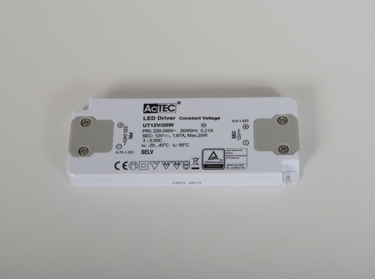 KSR 12W 12V Constant Voltage Non Dimmable LED Driver IP20