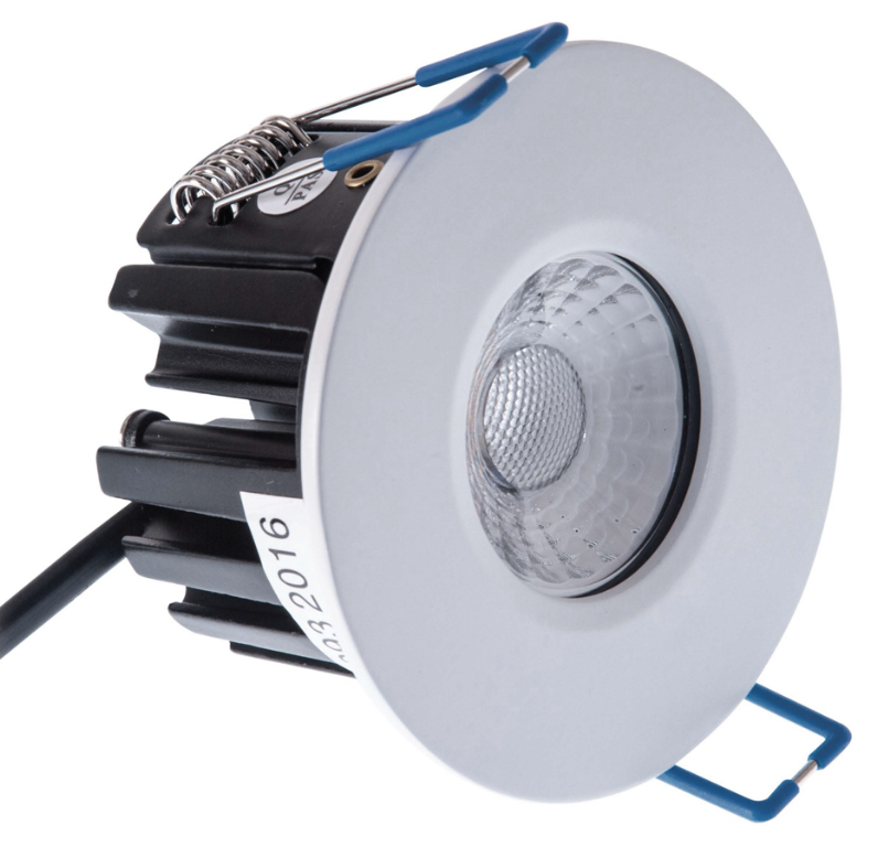 KSR 630lm 8W IP65 LED Fixed Fire Rated Dimmable Downlight 3000K