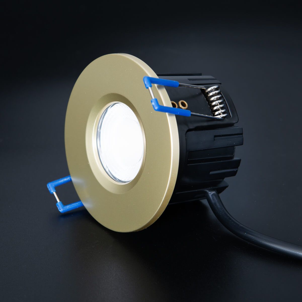 KSR FireBreak Detachable Downlight Bezel Satin Gold