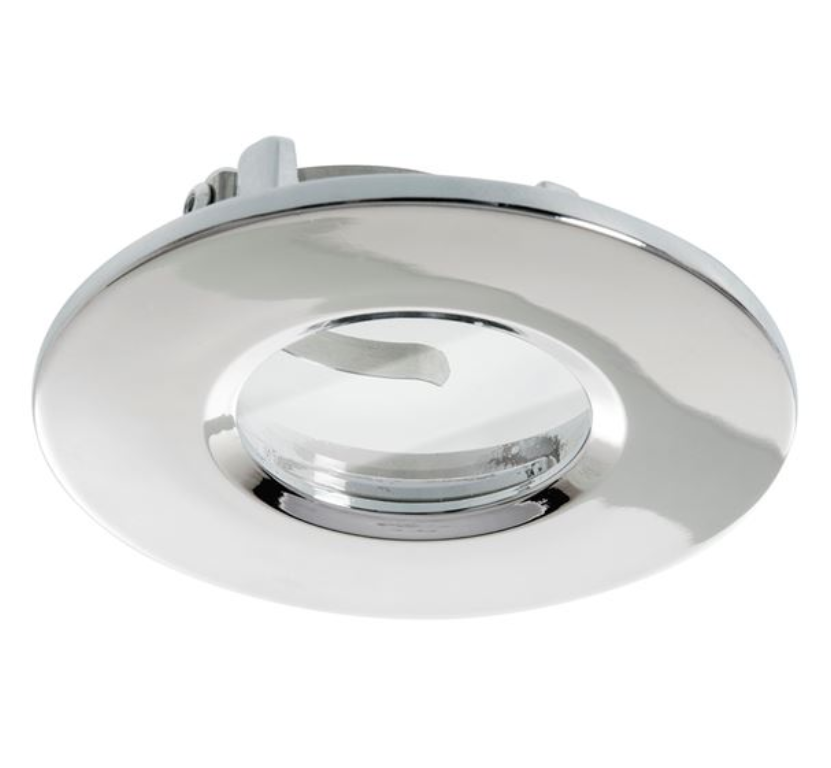 KSR GU10 Fire Rated Downlight Bezel IP65 Chrome
