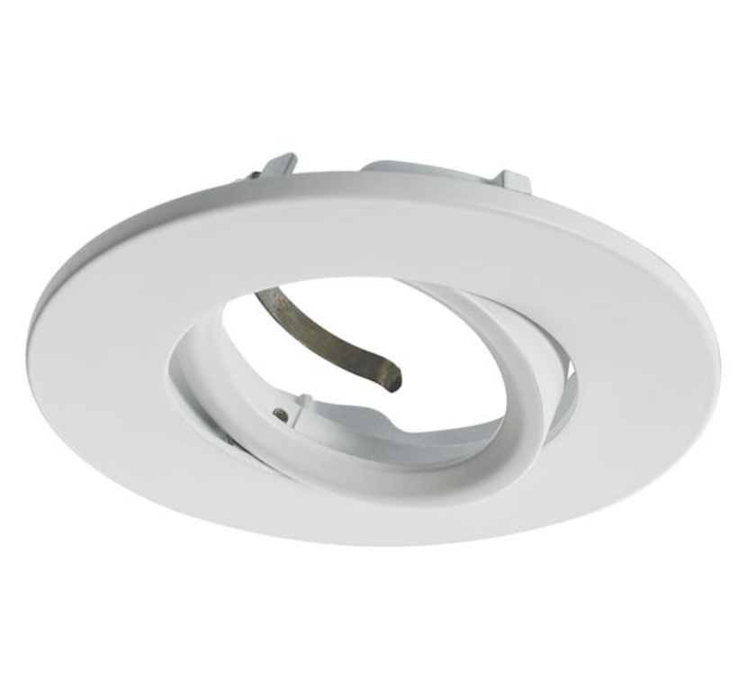 KSR GU10 Tilt Downlight Bezel IP20 White