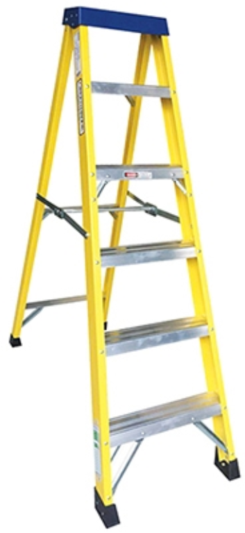 Greenbrook 6 Step (5 Steps + Top) Fibre Glass Ladder