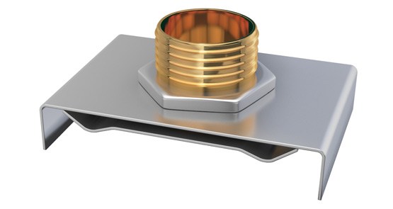 Trench 50 x 50mm Lighting Trunking Suspension Unit - Pre Galvanised