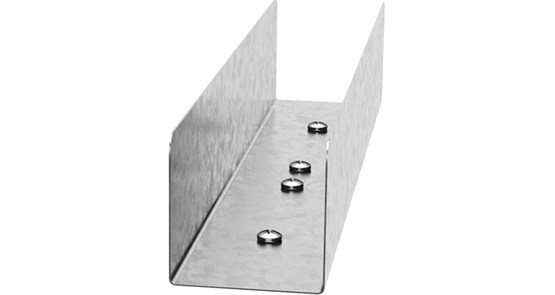 Trench 50 x 50mm Lighting Trunking Long Coupler - Pre Galvanised
