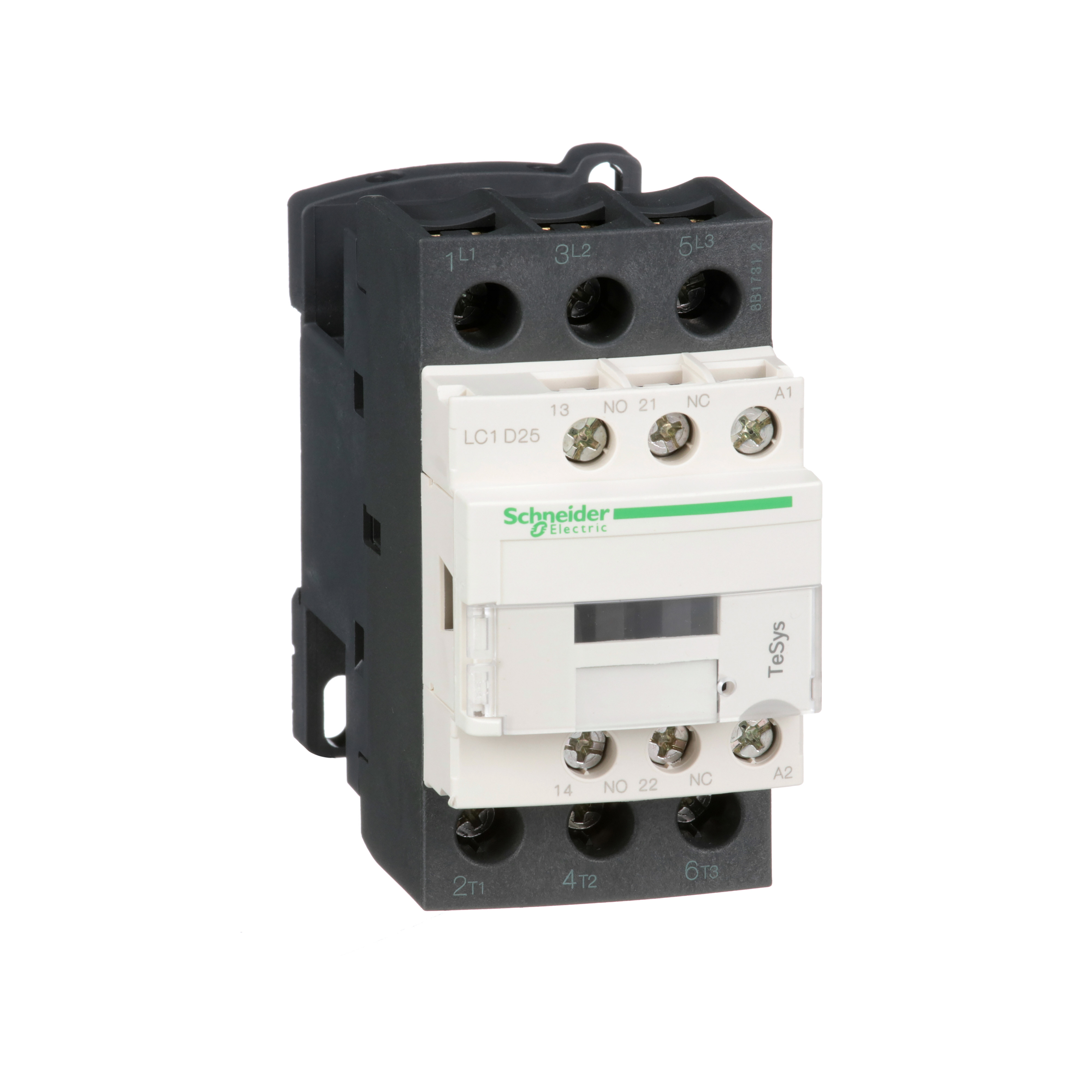 Schneider TeSys Deca 25A 3 Pole Contactor 3 NO Contacts 24V AC Coil