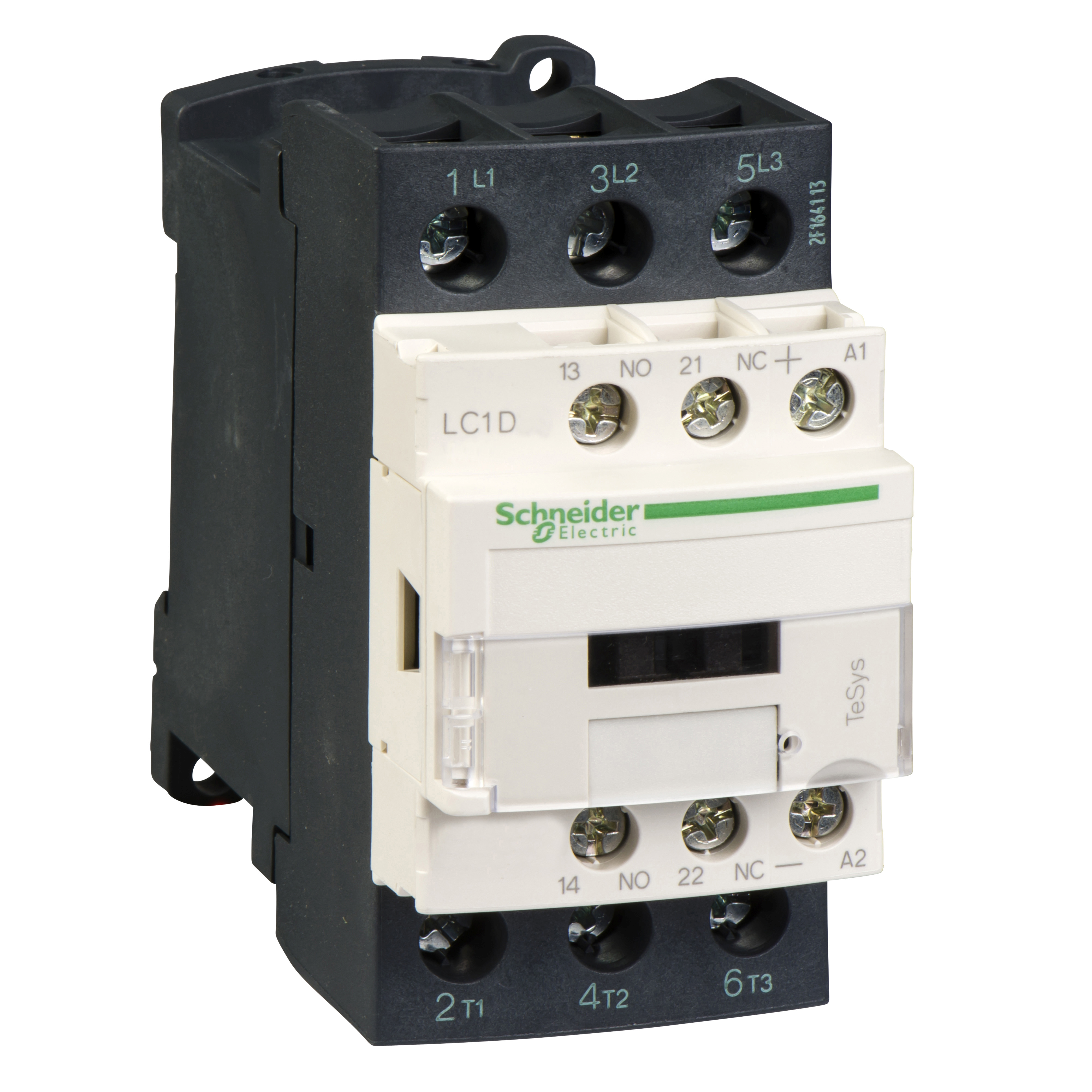 Schneider TeSys Deca 25A 3 Pole Contactor 3 NO Contacts 24V DC Coil