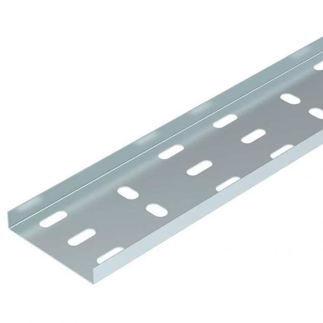 Trench Light Duty 75mm Cable Tray - Pre Galvanised (3m Length)