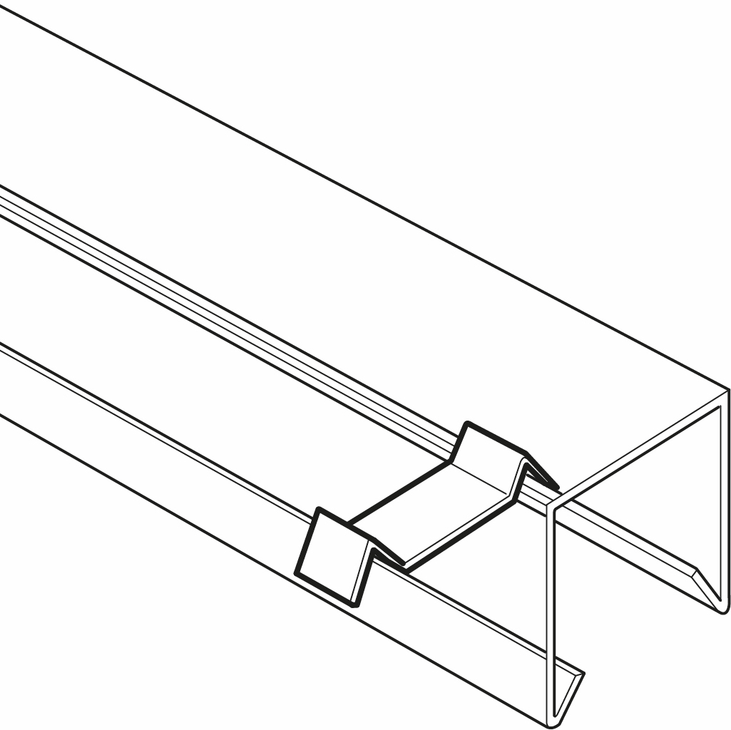 Legrand 50 x 50mm Lighting Trunking Cable Retainers (Pack of 10)