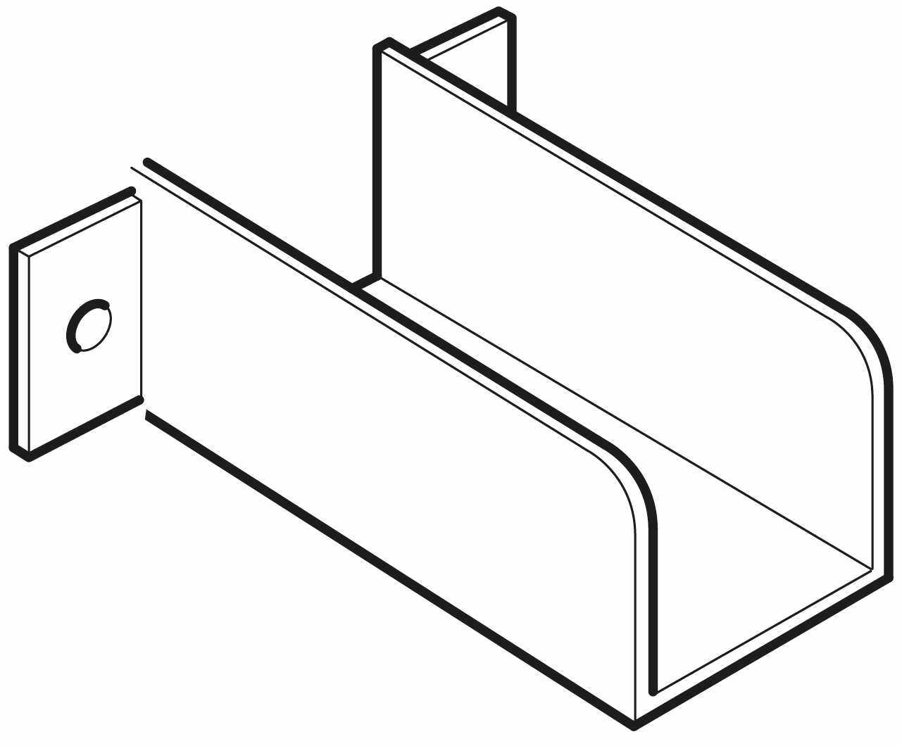 Legrand 50 x 50mm Lighting Trunking Outlet Flange - Pre Galvanised