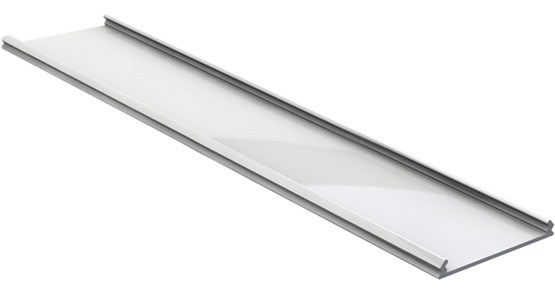 Trench 50 x 50mm Lighting Trunking PVC Lid White (2m Length)