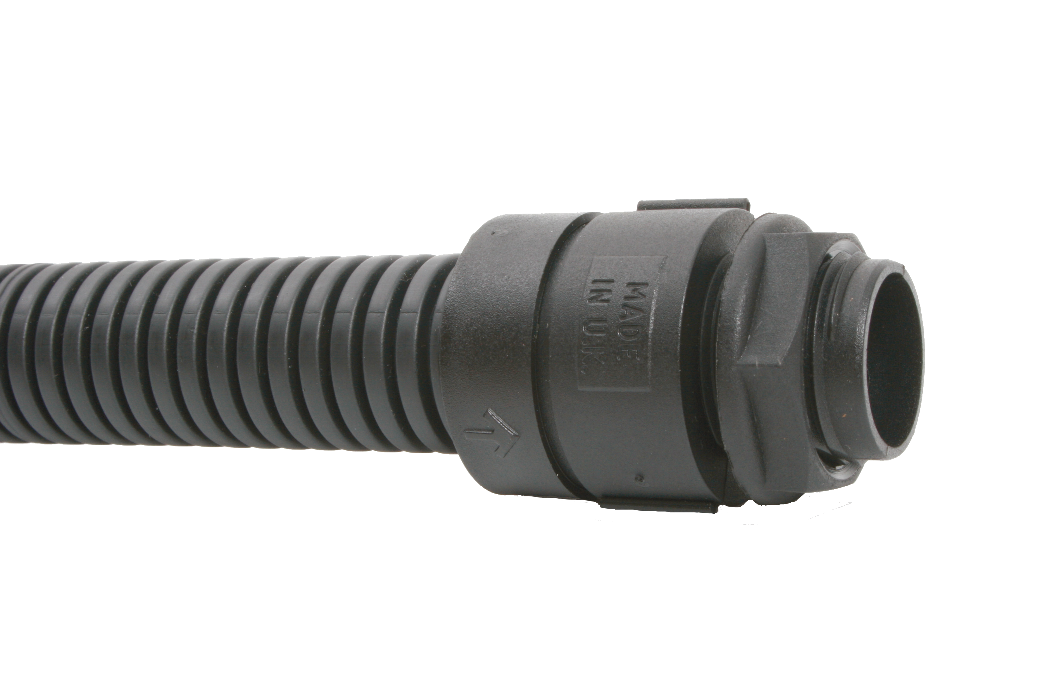 Term Tech M12 PVC Corrugated Conduit Black (50m Coil)