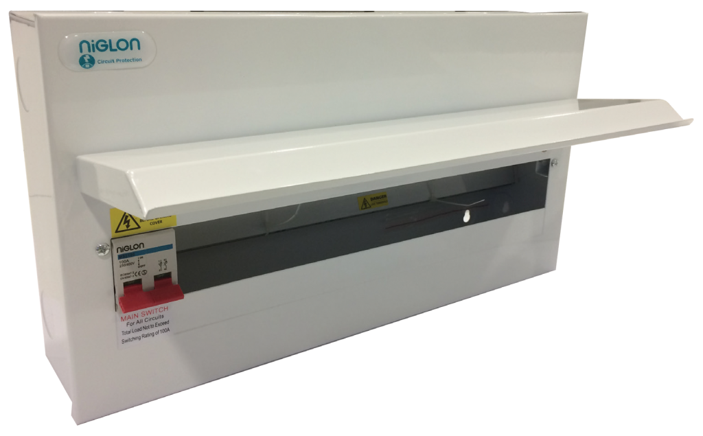Niglon 19 Way 100A Main Switch Metal Consumer Unit