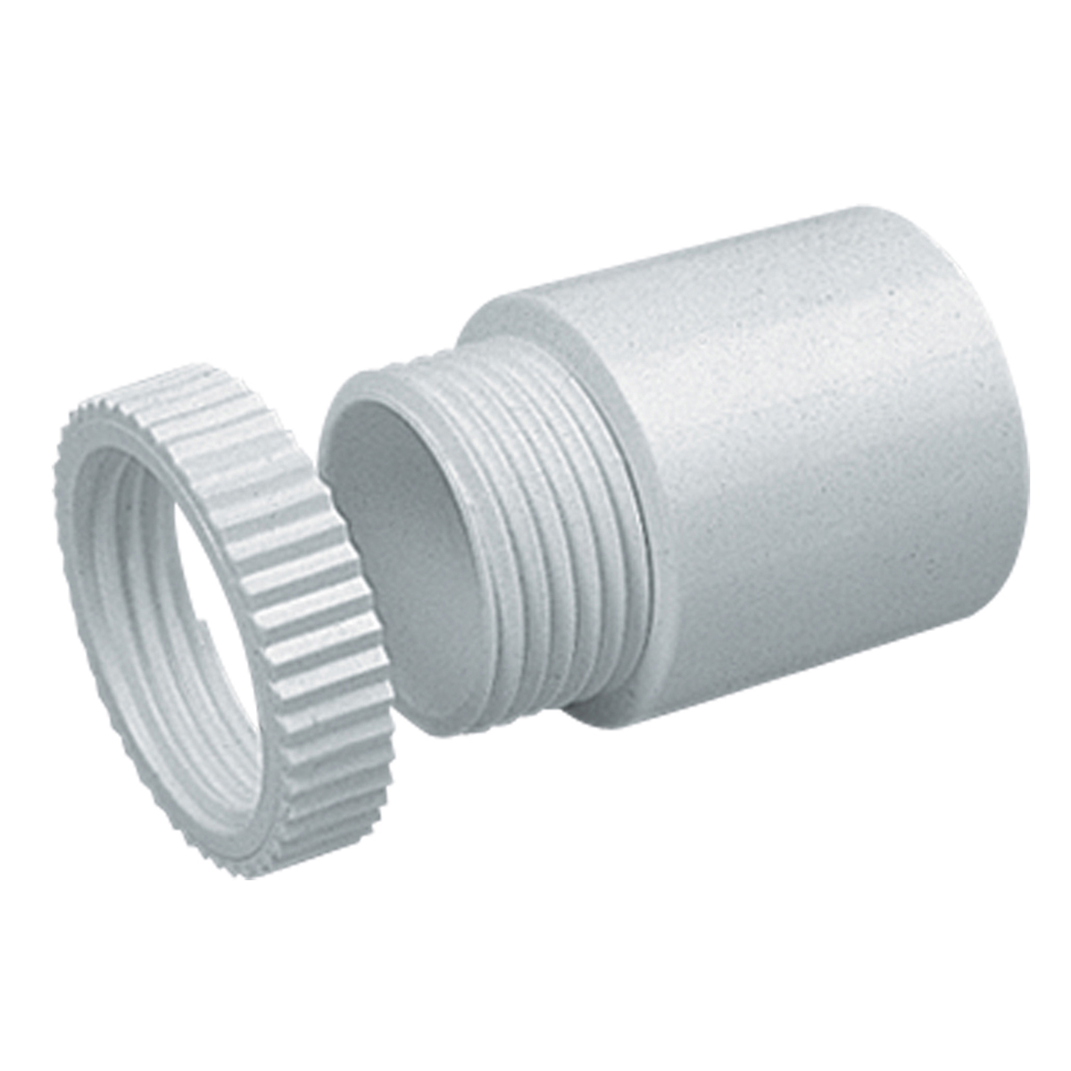 MT 25mm PVC Male Adaptor White