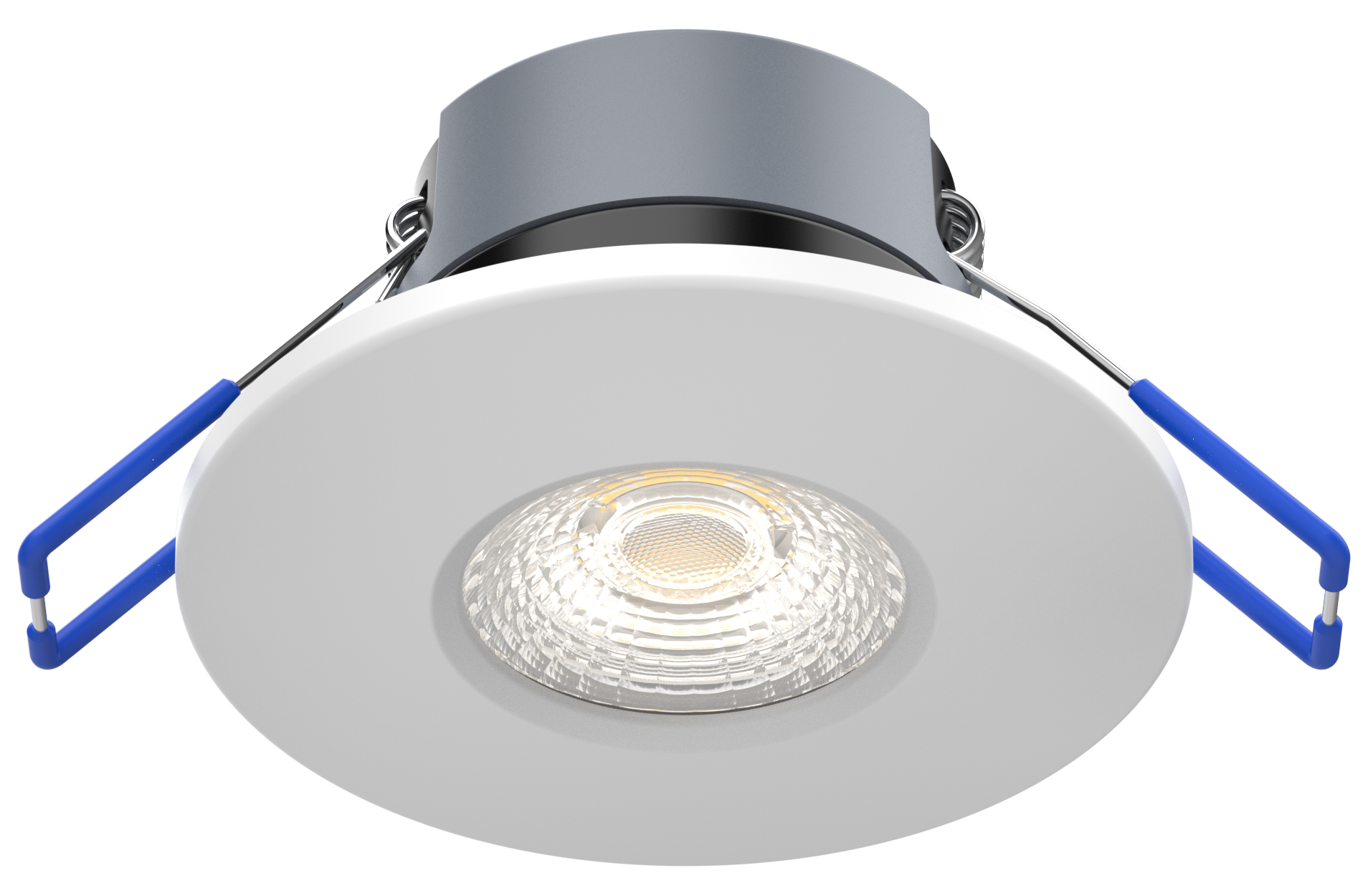 Kosnic Mauna II+ Fixed 6W IP65 CCT Selectable LED Fire Rated Downlight with Interchangable Bezels