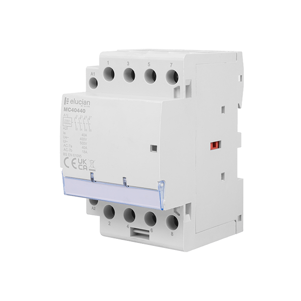 Elucian 40A 4 Pole N/O Modular Contactor