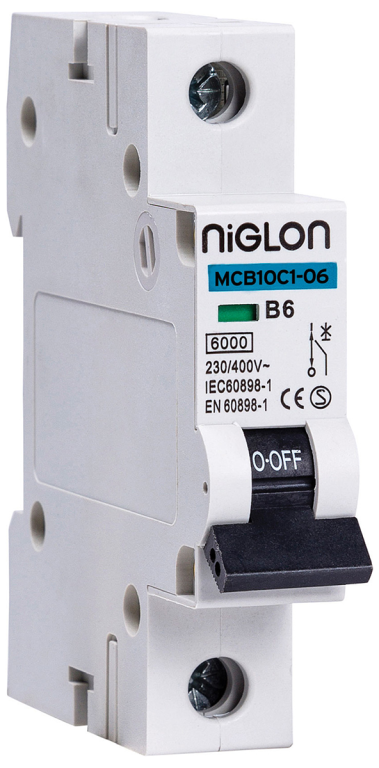 Niglon 6A SP 10kA Type C MCB