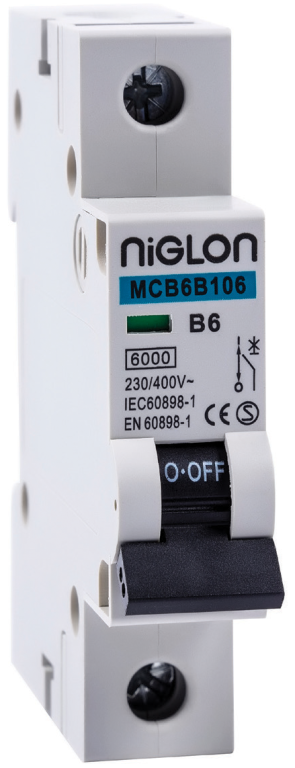 Niglon 20A SP 6kA Type B MCB